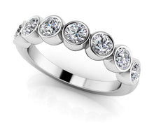 Load image into Gallery viewer, Eclipse Anniversary Diamond Ring with 0.74 ct.(finished) 3mm - Luxury Time NYC