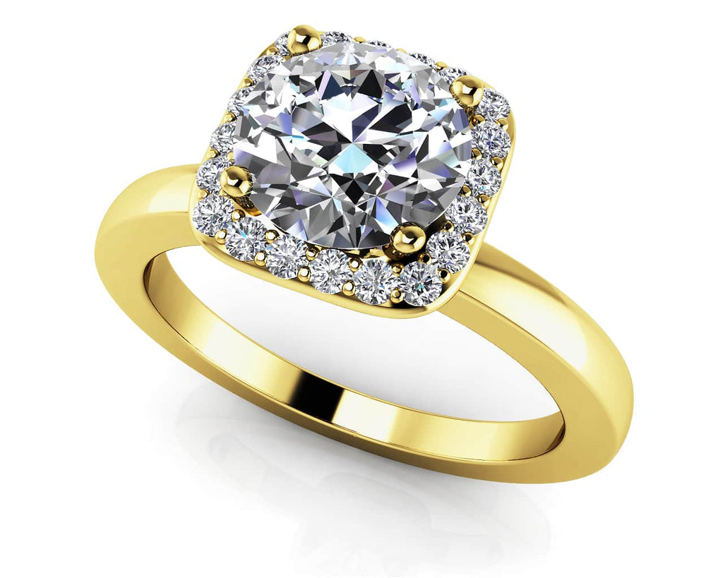 Elegant Dreams Diamond Engagement Ring with 0.33 ct. (0.25 ct. center diamond) - Luxury Time NYC