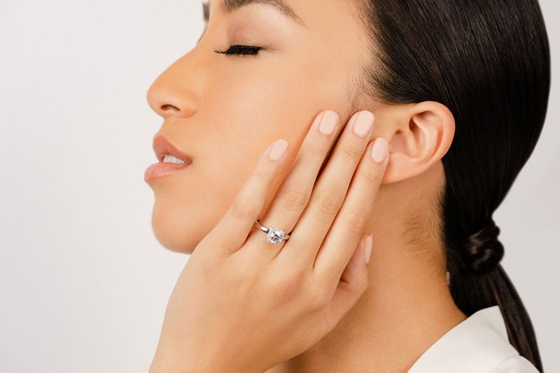 Elegant Dreams Diamond Engagement Ring with 1.14 ct. (1.00 ct. center diamond) - Luxury Time NYC