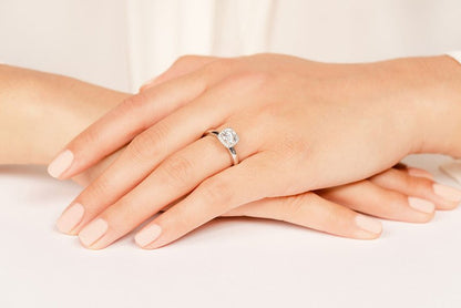 Elegant Dreams Lab - Grown Diamond Engagement Ring with 1.65 ct. (1.50 ct. center diamond) - Luxury Time NYC