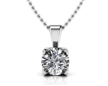 Load image into Gallery viewer, Enchanted Tulip Diamond Pendant with 0.25 ct.(finished) 4mm - Luxury Time NYC