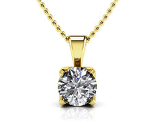 Load image into Gallery viewer, Enchanted Tulip Diamond Pendant with 1.00 ct.(finished) 6.5mm - Luxury Time NYC