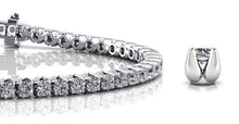 Load image into Gallery viewer, Enchanted Tulip Diamond Tennis Bracelet with 2.31 ct.(finished) 2mm - Luxury Time NYC