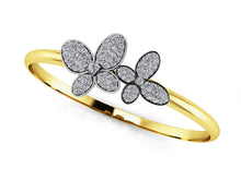 Load image into Gallery viewer, Enchanting Diamond Butterfly Bangle Diamond with 0.99 ct.(finished) - Luxury Time NYC