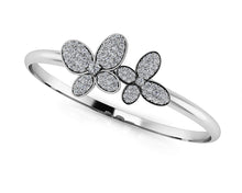 Load image into Gallery viewer, Enchanting Diamond Butterfly Lab - Grown Diamond Bangle with 0.99 ct.(finished) - Luxury Time NYC