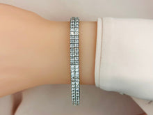 Load image into Gallery viewer, Endless Dreams Princess Cut Tennis Bracelet Lab - Grown Diamond with 12.24 ct.(finished) 2.3mm - Luxury Time NYC