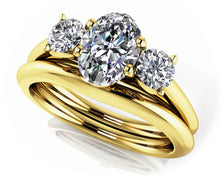 Load image into Gallery viewer, Enduring Love Bridal Set Diamond with 0.81 ct. (0.60 ct. center diamond) - Luxury Time NYC