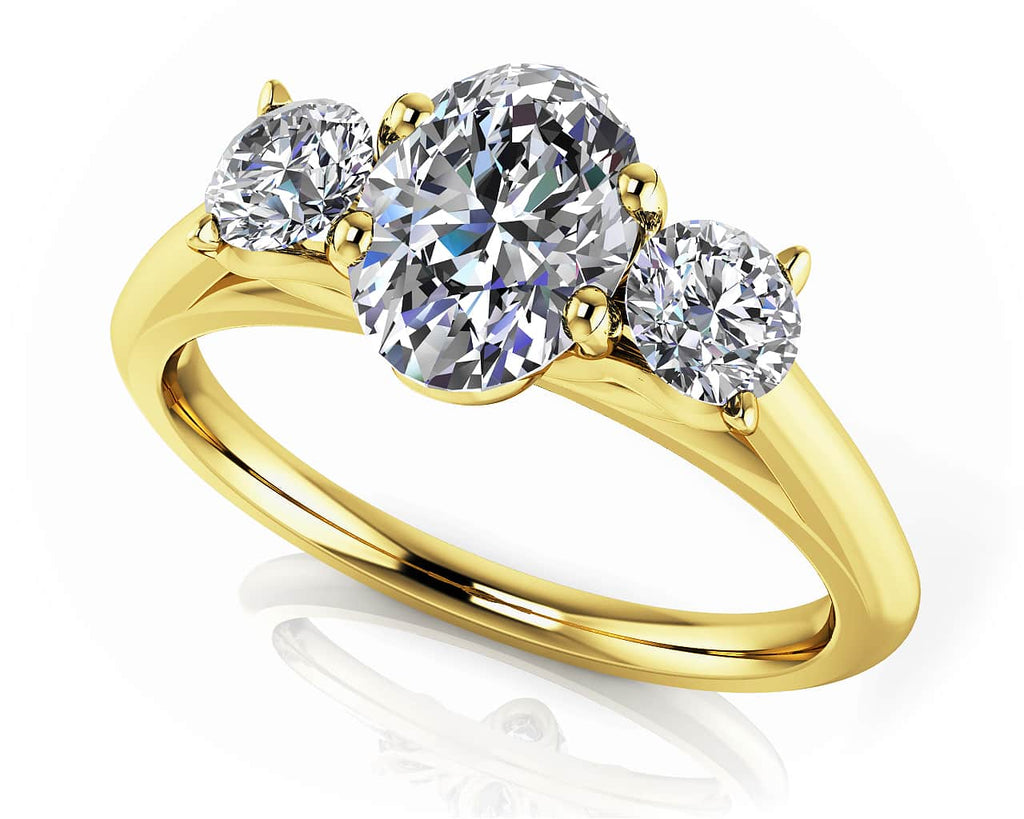 Enduring Love Diamond Engagement Ring with 0.81 ct. (0.60 ct. center diamond) - Luxury Time NYC