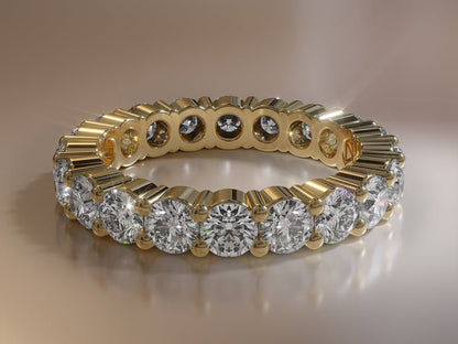 Eternally Yours Diamond Eternity Band Diamond with 1.50 ct.(finished) 2.5mm - Luxury Time NYC
