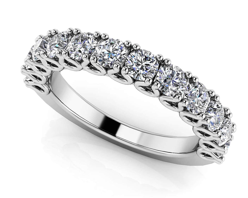 Everlasting Love Anniversary Diamond Ring with 0.53 ct.(finished) 2mm - Luxury Time NYC