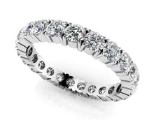 Load image into Gallery viewer, Everlasting Love Four Prong Diamond Eternity Diamond Ring with 0.56 ct.(finished) 1.5mm - Luxury Time NYC