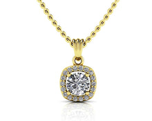 Load image into Gallery viewer, Everlasting Round Diamond Halo Surround Diamond Pendant with 0.63 ct. (0.50 ct. center diamond) - Luxury Time NYC