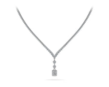 Load image into Gallery viewer, Extravagant Diamond Pendant 3 Prong V Diamond Necklace with 12.22 ct.(finished) - Luxury Time NYC