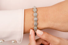 Load image into Gallery viewer, Fanciful Lab - Grown Diamond Bracelet with 6.39 ct.(finished) 1.1mm, 3.4mm - Luxury Time NYC