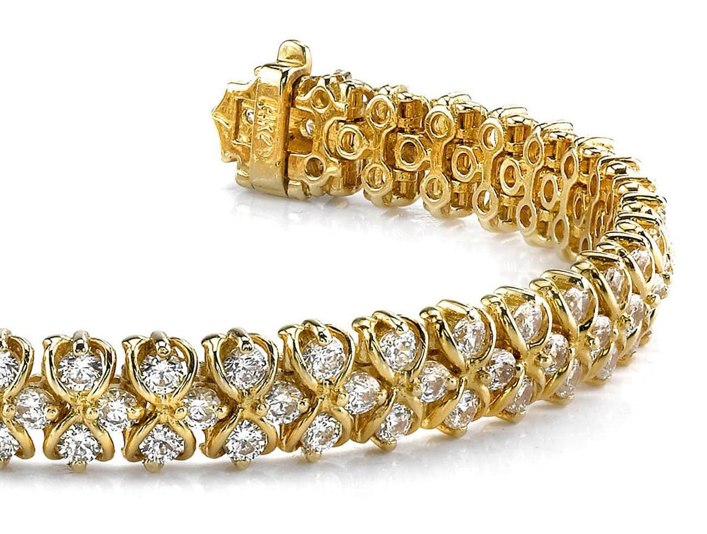 Figure Eight Diamond Link Bracelet Lab - Grown Diamond with 5.94 ct.(finished) 2.25mm - Luxury Time NYC