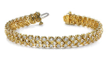 Load image into Gallery viewer, Figure Eight Diamond Link Diamond Bracelet with 4.05 ct.(finished) 1.75mm - Luxury Time NYC