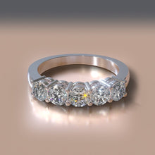 Load image into Gallery viewer, Five Across ab - Grown Diamond Band with 0.24 ct.(finished) 2.3mm - Luxury Time NYC