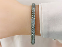 Load image into Gallery viewer, Flashy Prong Set Diamond Bracelet with 4.49 ct.(finished) 1.1mm, 2.1mm - Luxury Time NYC