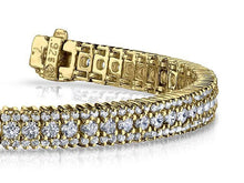 Load image into Gallery viewer, Flashy Prong Set Diamond Bracelet with 4.49 ct.(finished) 1.1mm, 2.1mm - Luxury Time NYC