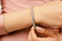 Load image into Gallery viewer, Flashy Prong Set Diamond Bracelet with 4.49 ct.(finished) 1.1mm, 2.1mm - Luxury Time NYC