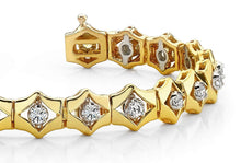 Load image into Gallery viewer, Floating Diamond Box Diamond Bracelet with 1.47 ct.(finished) 2.75mm - Luxury Time NYC