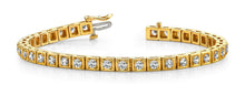 Load image into Gallery viewer, Floating Diamond Box Diamond Tennis Bracelet with 2.46 ct.(finished) 2.5mm - Luxury Time NYC