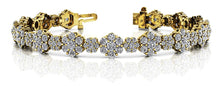 Load image into Gallery viewer, Flower Cluster Diamond Bracelet with 5.78 ct.(finished) - Luxury Time NYC