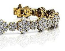 Load image into Gallery viewer, Flower Cluster Lab - Grown Diamond Bracelet with 8.46 ct.(finished) - Luxury Time NYC