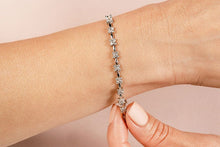 Load image into Gallery viewer, Flower Link Diamond Bracelet with 1.94 ct.(finished) 1.7mm - Luxury Time NYC