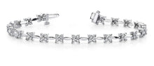 Load image into Gallery viewer, Flower Link Diamond Bracelet with 1.94 ct.(finished) 1.7mm - Luxury Time NYC