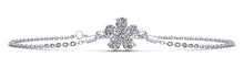 Load image into Gallery viewer, Flower Shaped Diamond Adjustable Diamond Bracelet with 0.96 ct.(finished) 3.5mm - Luxury Time NYC