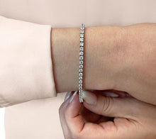 Load image into Gallery viewer, Four Prong Classic Diamond Tennis Bracelet with 10.40 ct.(finished) 4.1mm - Luxury Time NYC