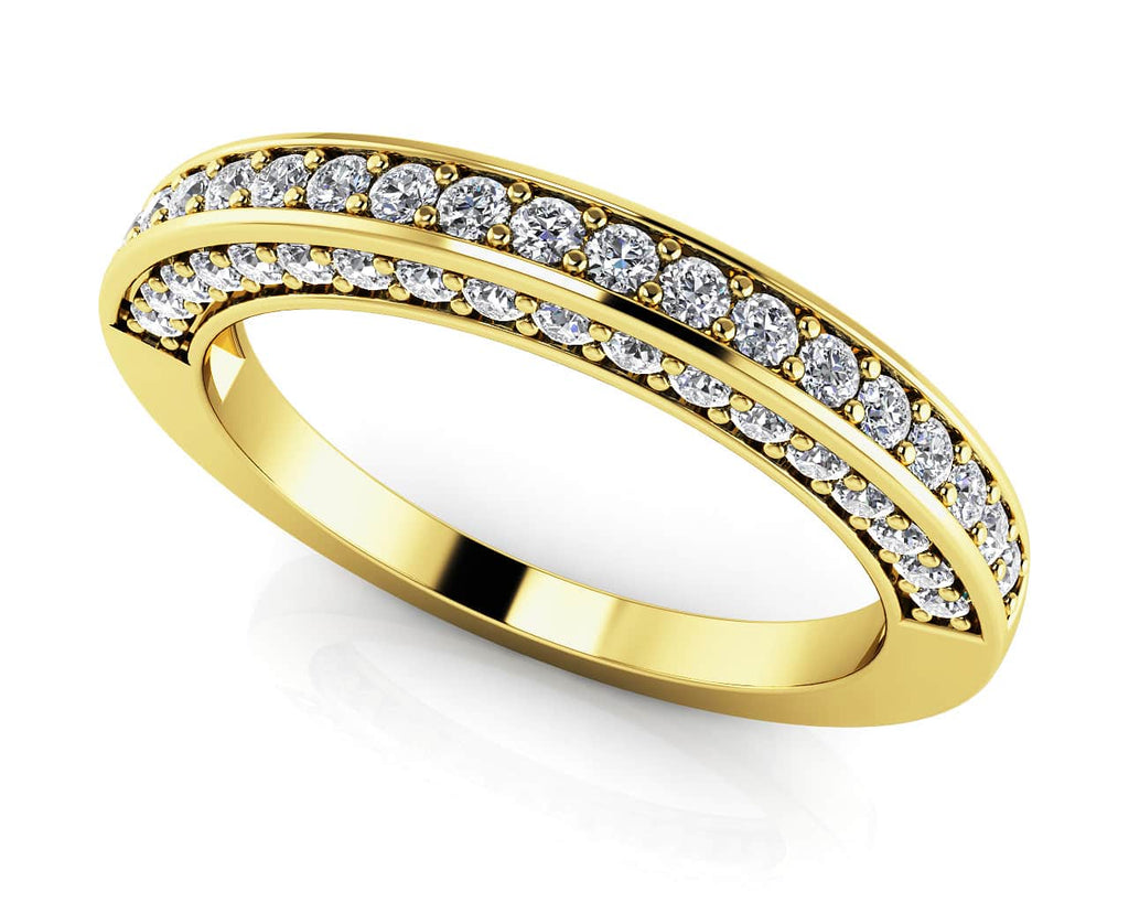 Frame Vintage Style ab - Grown Diamond Band with 0.34 ct.(finished) 1mm - Luxury Time NYC