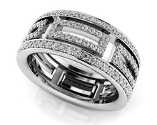 Load image into Gallery viewer, Glamorous Diamond Eternity Ring with 1.10 ct.(finished) 1mm - Luxury Time NYC