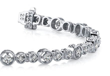 Load image into Gallery viewer, Graduated Antique Diamond Bracelet with 1.76 ct.(finished) 2mm, 2.5mm - Luxury Time NYC