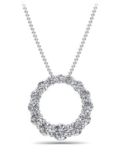 Load image into Gallery viewer, Graduated Brilliant Diamond Pendant with 1.08 ct.(finished) - Luxury Time NYC