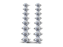 Load image into Gallery viewer, Graduated Diamond Drop Earrings In Lab - Grown Diamond with 1.03 ct.(finished) - Luxury Time NYC