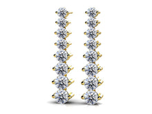 Load image into Gallery viewer, Graduated Diamond Drop Earrings In Lab - Grown Diamond with 1.51 ct.(finished) - Luxury Time NYC