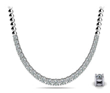 Load image into Gallery viewer, Graduated Diamond Necklace With Shiny Diamond Links with 2.00 ct.(finished) - Luxury Time NYC