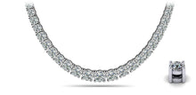 Load image into Gallery viewer, Graduated Diamond Necklace With Shiny Diamond Links with 2.00 ct.(finished) - Luxury Time NYC