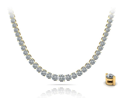 Graduated Diamond Strand Diamond with 14.02 ct.(finished) - Luxury Time NYC