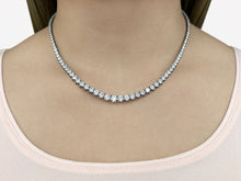 Load image into Gallery viewer, Graduated Red Carpet Diamond Necklace with 10.05 ct.(finished) - Luxury Time NYC