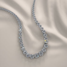 Load image into Gallery viewer, Graduated Red Carpet Diamond Necklace with 10.05 ct.(finished) - Luxury Time NYC