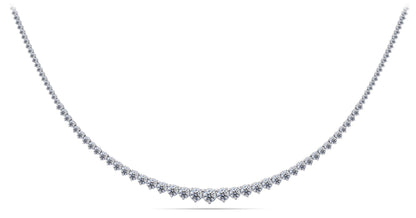 Graduated Red Carpet Lab - Grown Diamond Necklace with 25.02 ct.(finished) - Luxury Time NYC