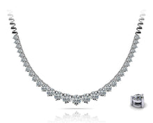 Load image into Gallery viewer, Graduated Shiny Link Diamond Necklace with 3.09 ct.(finished) - Luxury Time NYC