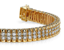 Load image into Gallery viewer, Grand Double Diamond Bracelet with 3.04 ct.(finished) 1.75mm - Luxury Time NYC