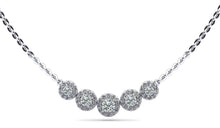 Load image into Gallery viewer, Heavenly Halo Diamond Pendant with 0.88 ct.(finished) - Luxury Time NYC