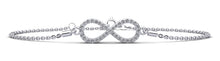 Load image into Gallery viewer, Illustrious Infinity Diamond Adjustable Diamond Bracelet with 0.27 ct.(finished) 1.1mm, 1.2mm - Luxury Time NYC