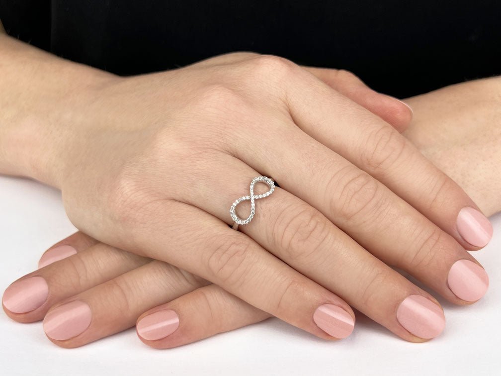 Infinite Expression Lab - Grown Diamond Ring with 0.24 ct.(finished) 1mm, 1.1mm, 1.2mm - Luxury Time NYC