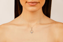 Load image into Gallery viewer, Inverted Heart Diamond Pendant with 0.37 ct.(finished) 1.2mm, 1.6mm - Luxury Time NYC